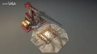 RED ALERT2/Soviet Service Depot 3D animation