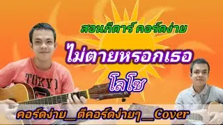 ไม่ตายหรอกเธอ Loso สอนกีต้าร์คอร์ดง่าย ตีคอร์ดง่ายๆ​ Cover​ เล่นให้ดูทั้งเพลง