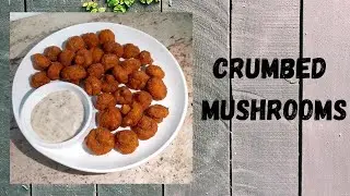 Crumbed Mushrooms!