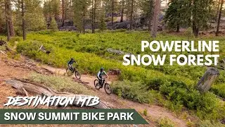 Powerline + Snow Forest MTB Trails 4K | Snow Summit Bike Park