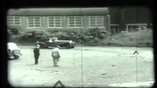 Liverpool City Police skid pan training -1958