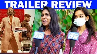 Father Son Vera Level 🔥🔥🔥 | Mahaan Trailer Public Review |  Vikram, Dhruv Vikram, Simha, Simran | CN