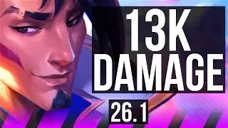 RAKAN & Xayah vs THRESH & Vayne (SUP) | 13K damage | KR Master | 26.1