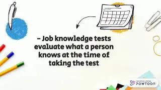 JOB KNOWLEDGE TEST