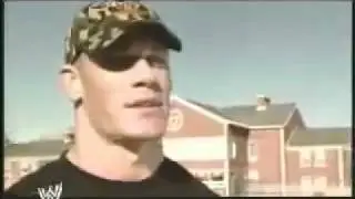YouTube        - John Cena in hard nock's gym
