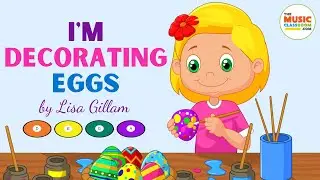 Easter Egg Coloring Song with Play Along
