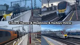 Trains at Harrow & Wealdstone & Hackney Downs