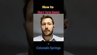How to Short Term Rental in Colorado Springs #rentals #shorttermrental #investing #coloradosprings