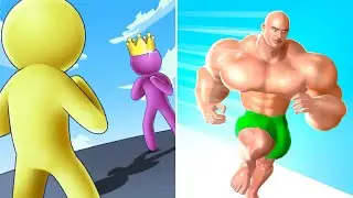 New Games🎃🌺🎃Giant Rush Vs Muscle Rush Big All Levels Gameplay GR3S
