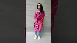 Летний, женский тренч, модель Classic pink MAXI.