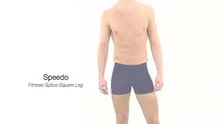 Speedo Men's Fitness Splice Square Leg Swimsuit | SwimOutlet.com