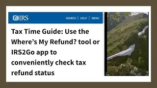 Tax Time Guide: Use the Where&rsquo;s My Refund? tool or IRS2Go app to conveniently check tax refund 108
