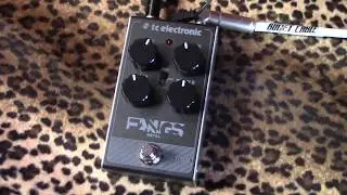 TC Electronic FANGS metal distortion pedal demo with Les Paul
