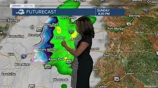 Cooler weather settles in: Rain and snow for the Front Range