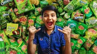 Pakistan Flag Coloured theme food Challenge! 🇵🇰⚡
