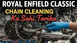 #royalenfield ‼️Classic Chain Cleaning ka Sahi Tarika 💯