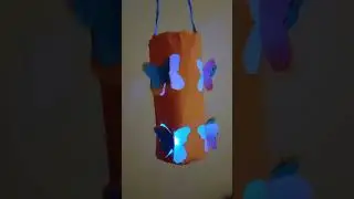 How to make butterfly/easy idea for kids#bluebutterflies #viralshort #music #art #papercraft #craft