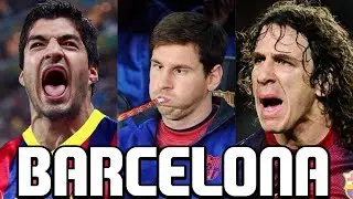 Hullu FC Barcelona Tiimi!!