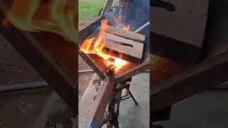 wood burning forge