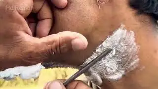 Old School Barber Fast Shaving | Relaxing & Satisfying Shave