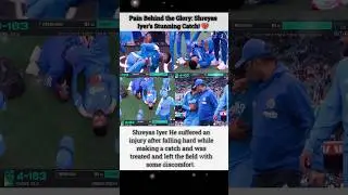 Pain Behind the Glory: Shreyas Iyer&rsquo;s Stunning Catch! 💔