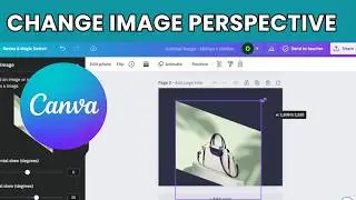 How To Change Image Perspective in Canva | New Easy Way !