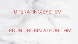 ROUND ROBIN ALGORITHM (CPU SCHEDULING)