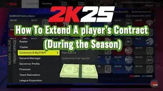 Early Contract Extension Method - Nba 2K25