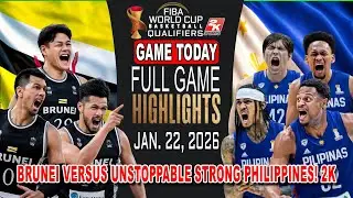 GILAS PILIPINAS vs BRUNEI GAME TODAY January 22, 2026 - Philippines Clarkson Shocking Buzzer-Beater!