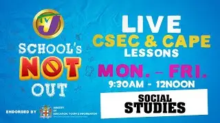 TVJ Schools Not Out: CSEC Social Studies with Christopher Humber - May 7 2020