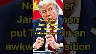 No wonder jamie dimon put trump in an awkward position-1#shorts#celebrity#jamiedimon #trump