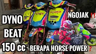 DYNO BEAT 150 cc 27 HP + TEST RIDE SIRKUIT BRIGIF CIMAHI
