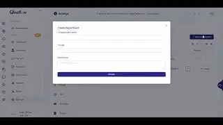 How to Create a New Department in OneFlow | Step-by-Step Guide