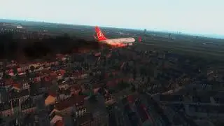 Turkish Airlines 737-800 Engine Fire Crash at Istanbul Ataturk