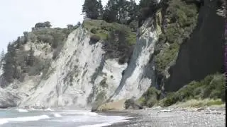 Landslide at Gore Bay