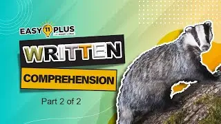 11 Plus English | Written Comprehension - BADGERS! - part 2 | Easy 11 Plus LIVE 86