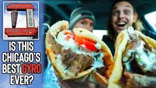 Eating Central Gyro's Top Chicago Gyro Sandwich