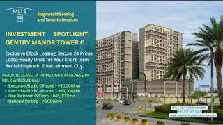 Exclusive Block Leasing Secure 24 Prime Lease Ready Units in Entertainment City