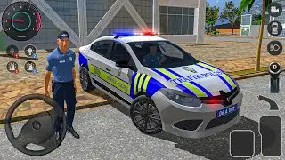 Renault Fluance T&uuml;rk Polis Arabası S&uuml;r&uuml;ş Oyunu - Polis Oyunu 2026 #208 - Android GamePlay