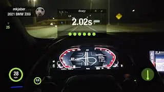 2021 BMW 330i X-Drive 0-60 and 1/4 mile! (dragy) (stock)