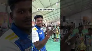 Zero civic sense, full team spirit!