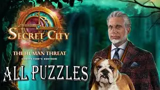 Secret City 2: The Human Threat all PUZZLES Walkthrough Hard Mode - ElenaBionGames