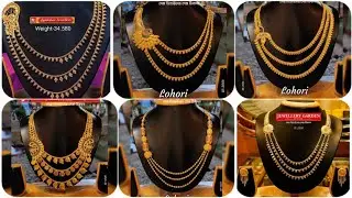 Gold Lohori Necklace design// New gold lohori har collection