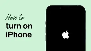 How to TURN ON your iPhone (2 ways!)