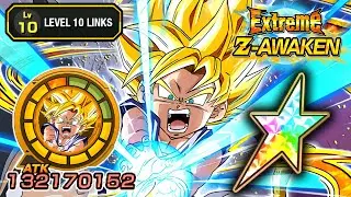 100% EZA PHY SSJ GT GOKU LEVEL 10 LINKS SHOWCASE!! Dragon Ball Z Dokkan Battle