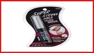 i-Envy by KISS Super Strong Hold Eyelash Adhesive Black KPEG05 Brush On Latex Free 0.18oz