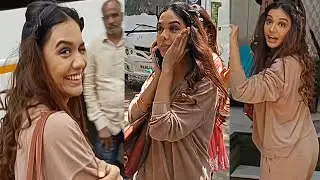 Divya Agarwal ने किया Open Challenge LOCK UPP  के Contestants को Divya Arri Arrived @ LOCK UPP set