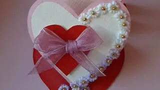 Triple Easel Heart Card. (DIY)
