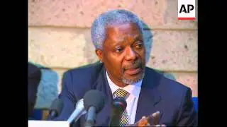 KENYA: UN CHIEF ADMITS UN INACTIVE AT PREVENTING RWANDA GENOCIDE