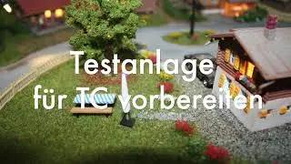 Testanlage in Spur N  Endlich kann ich wieder fahren👍👍👍